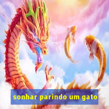 sonhar parindo um gato