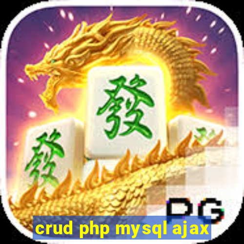 crud php mysql ajax