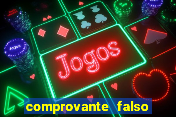 comprovante falso de 50 reais