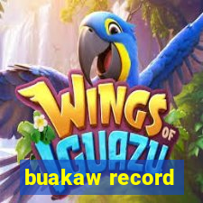 buakaw record