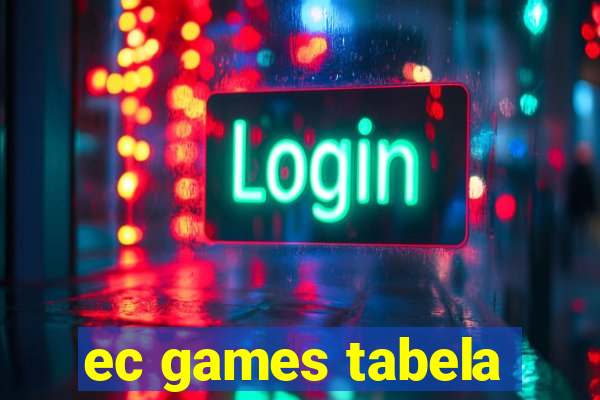 ec games tabela